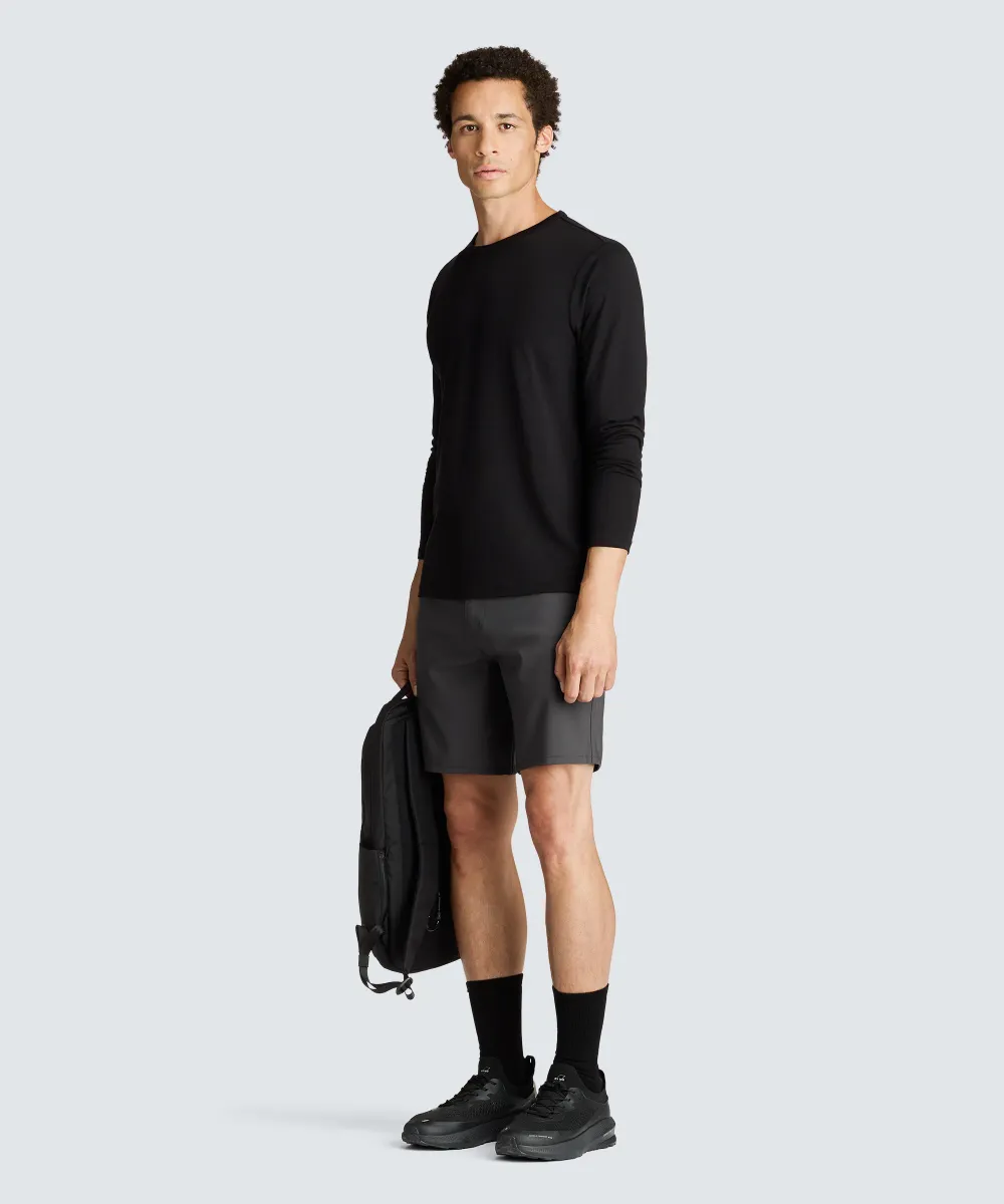 Men's Tall Long Sleeve Merino Crew 8