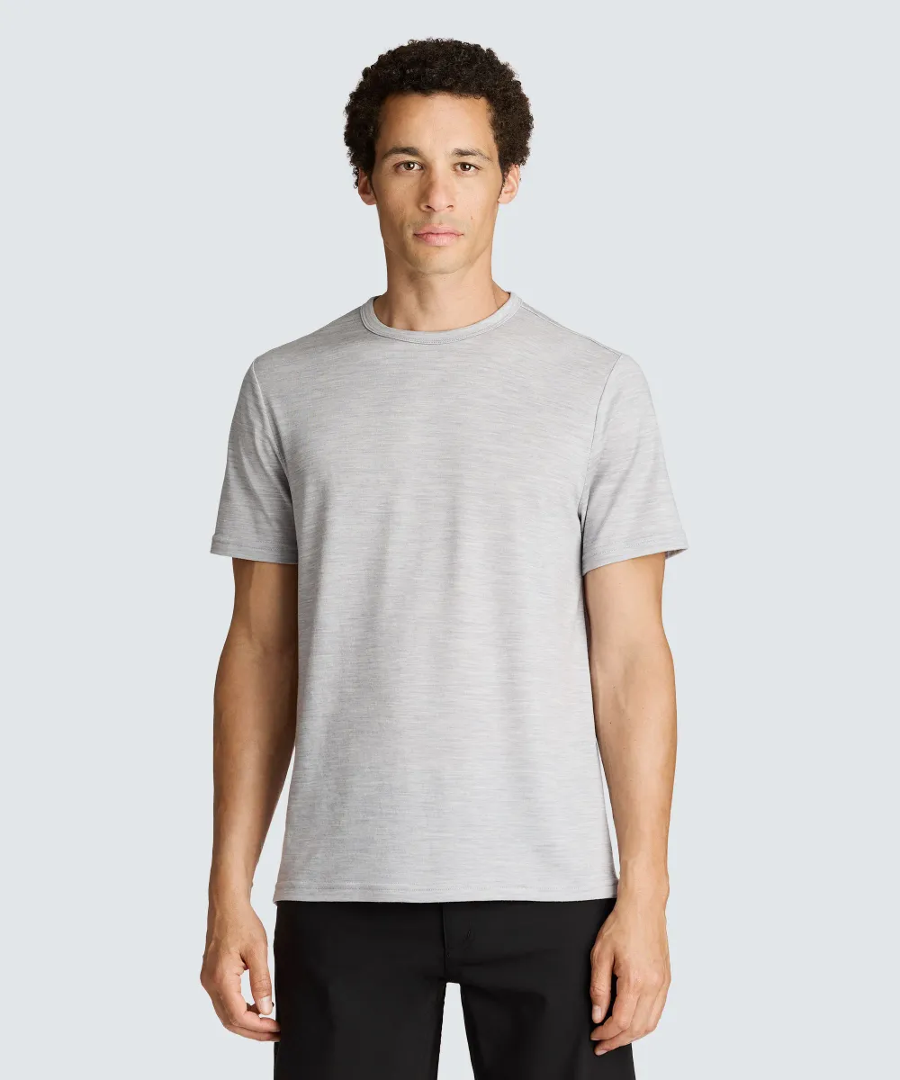 Men's Tall Merino Crew Neck T-Shirt 23