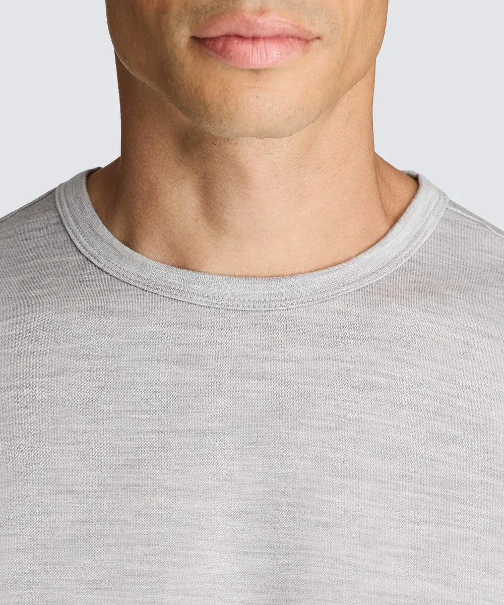 Men's Tall Merino Crew Neck T-Shirt 25