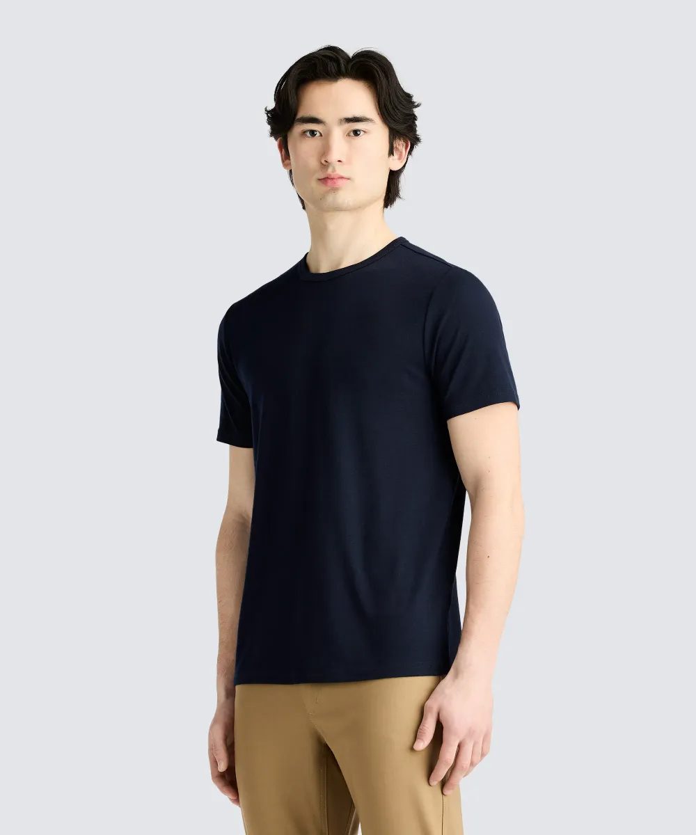 Men's Tall Merino Crew Neck T-Shirt 8