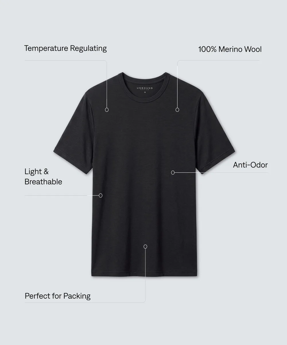 Men's Ultrafine Merino Sleep Crew 13