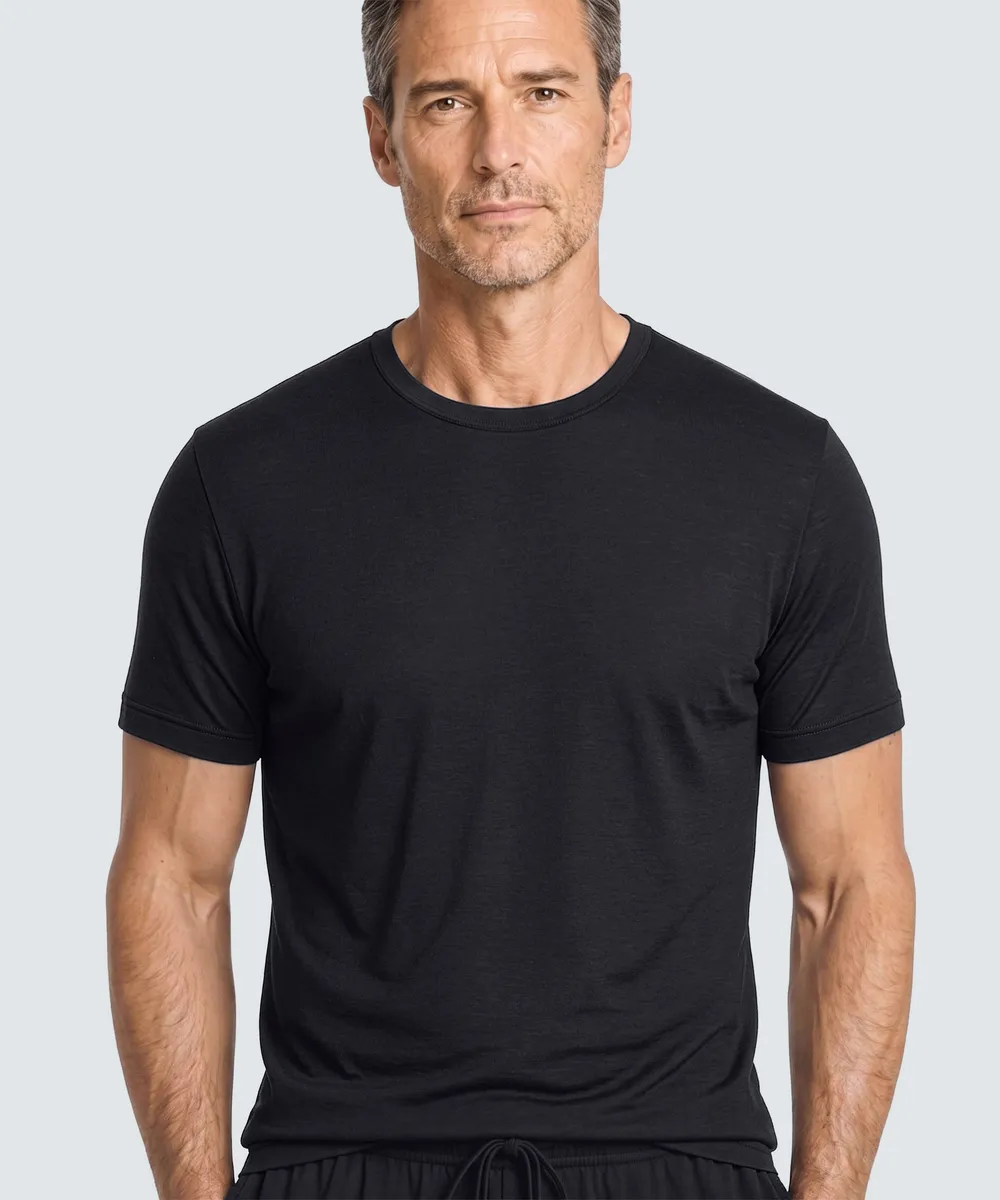 Men's Ultrafine Sleep T-Shirt + Shorts Bundle 2