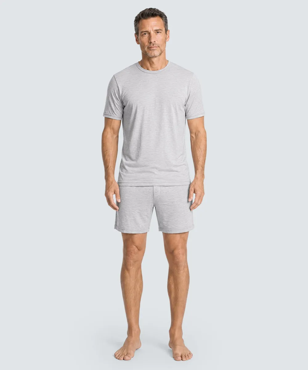 Men's Ultrafine Sleep T-Shirt + Shorts Bundle 5
