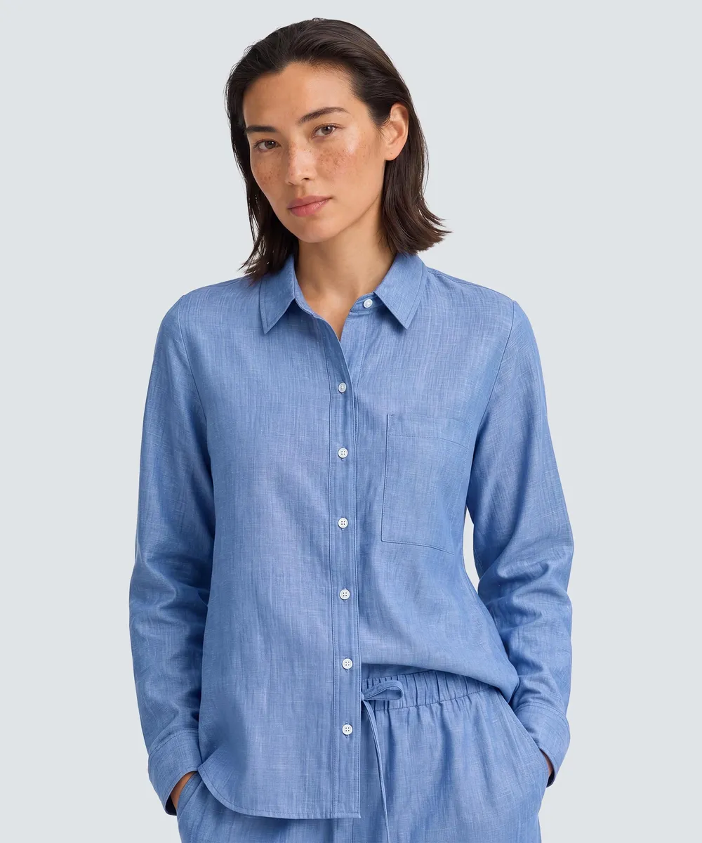 Women’s Merino Linen Shirt 6
