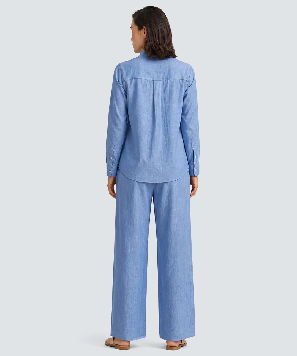 Women’s Merino Linen Shirt 9