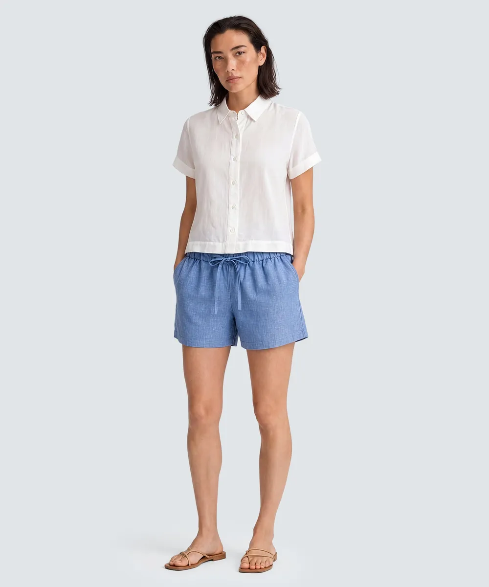 Women’s Merino Linen Shorts 2