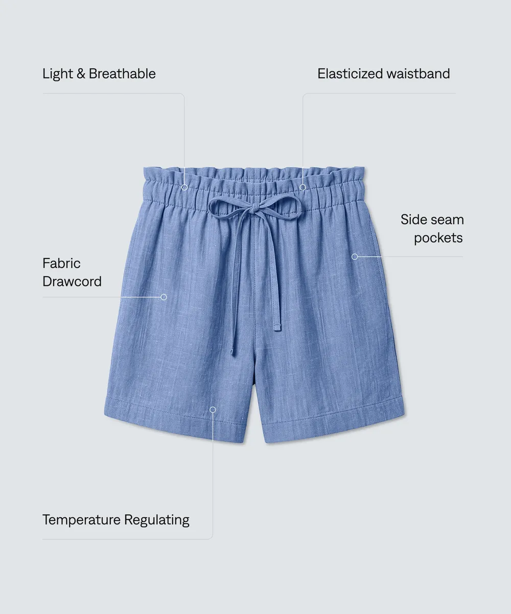 Women’s Merino Linen Shorts 12