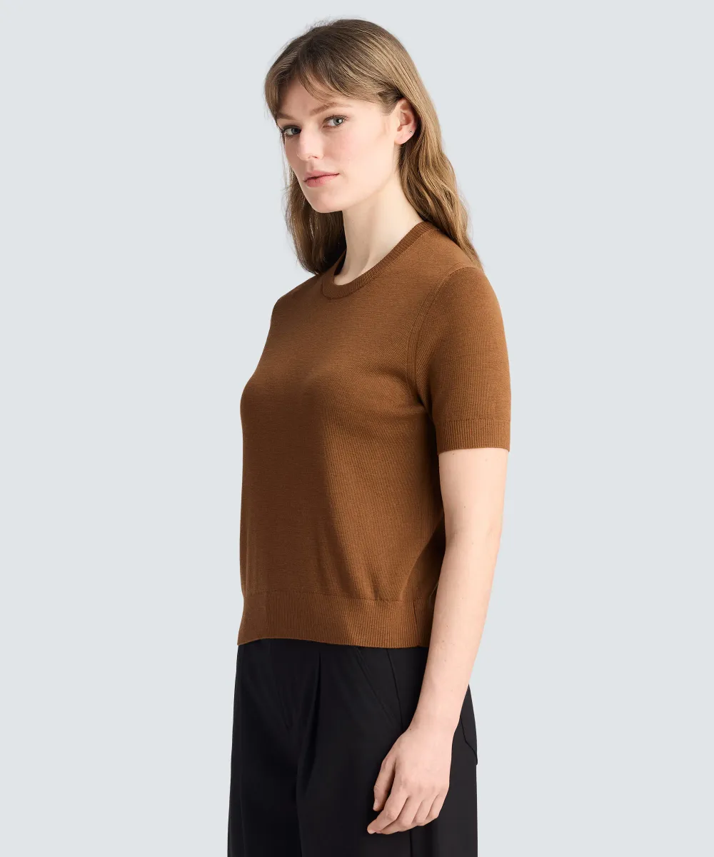 Women's Fine Knit Merino T-Shirt 18