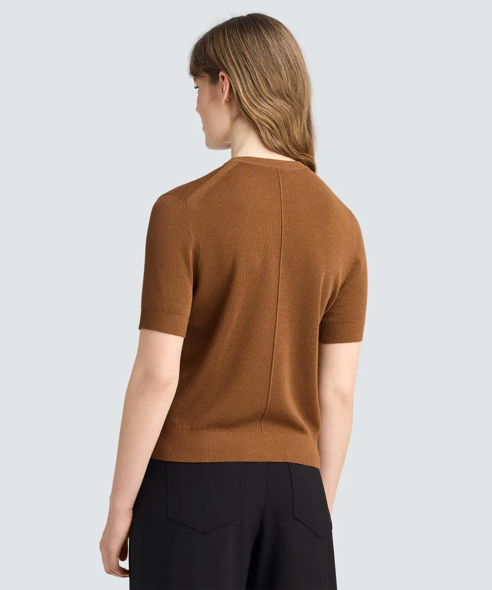 Women's Fine Knit Merino T-Shirt 19