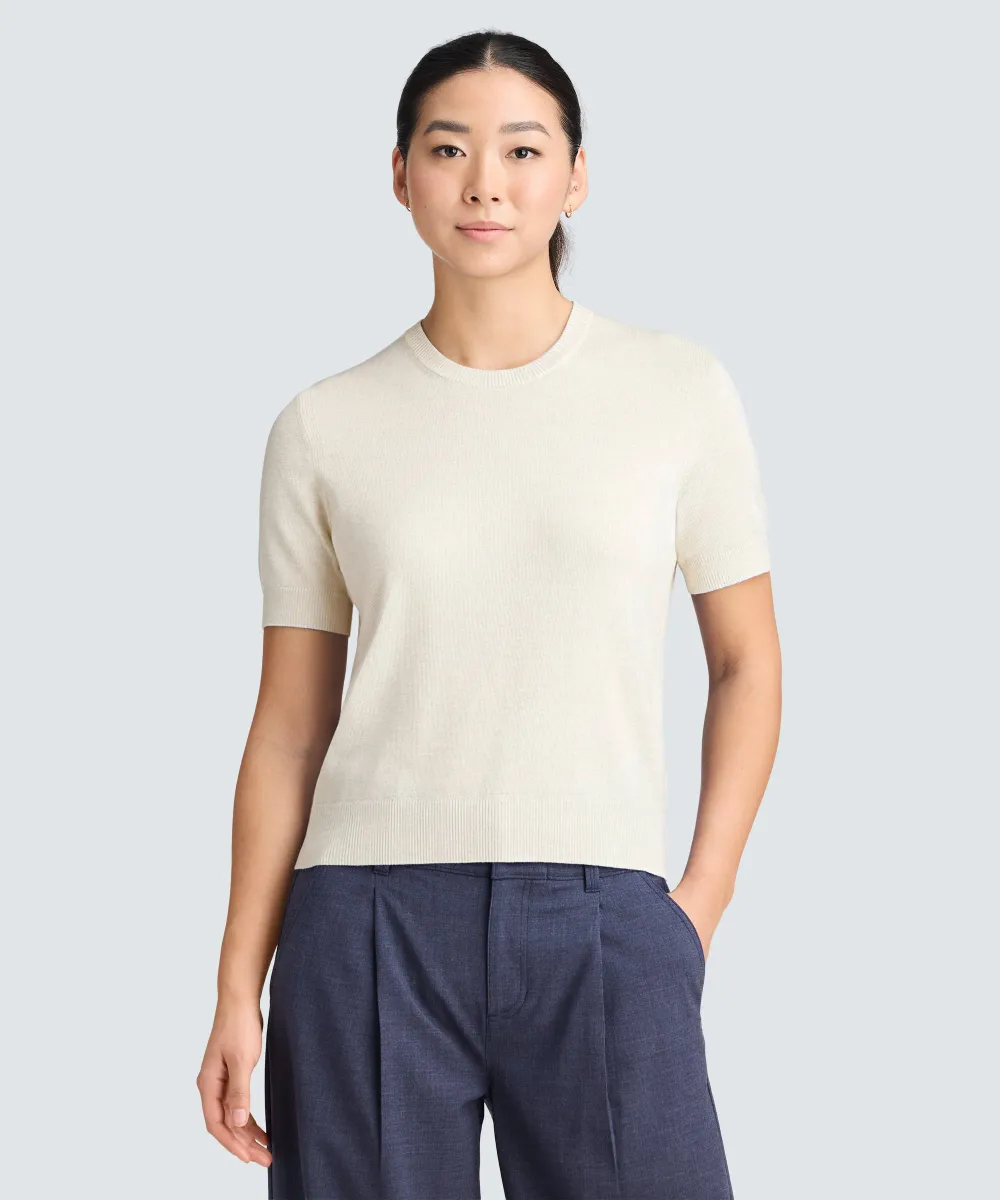 Women's Fine Knit Merino T-Shirt 21