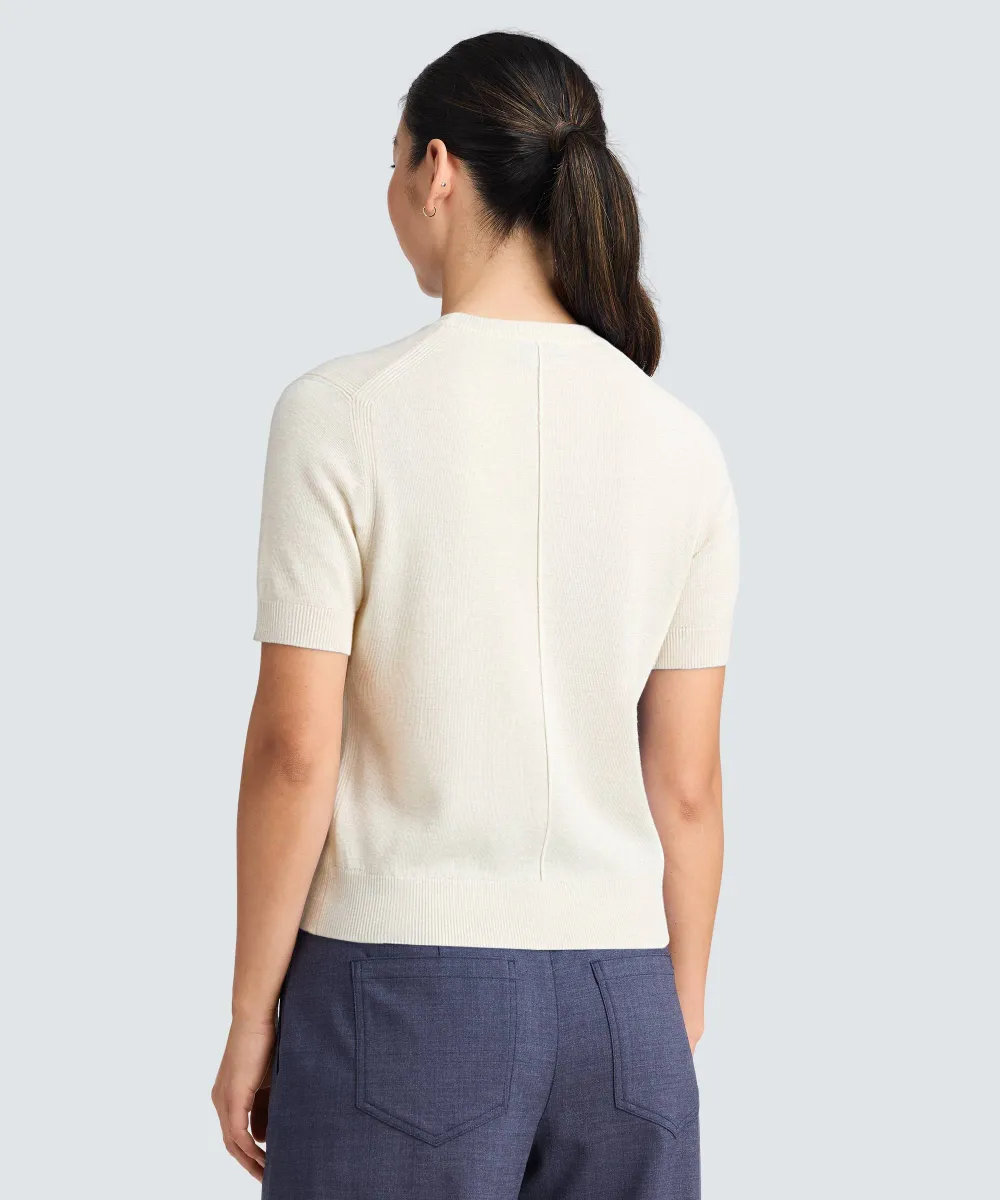 Women's Fine Knit Merino T-Shirt 25