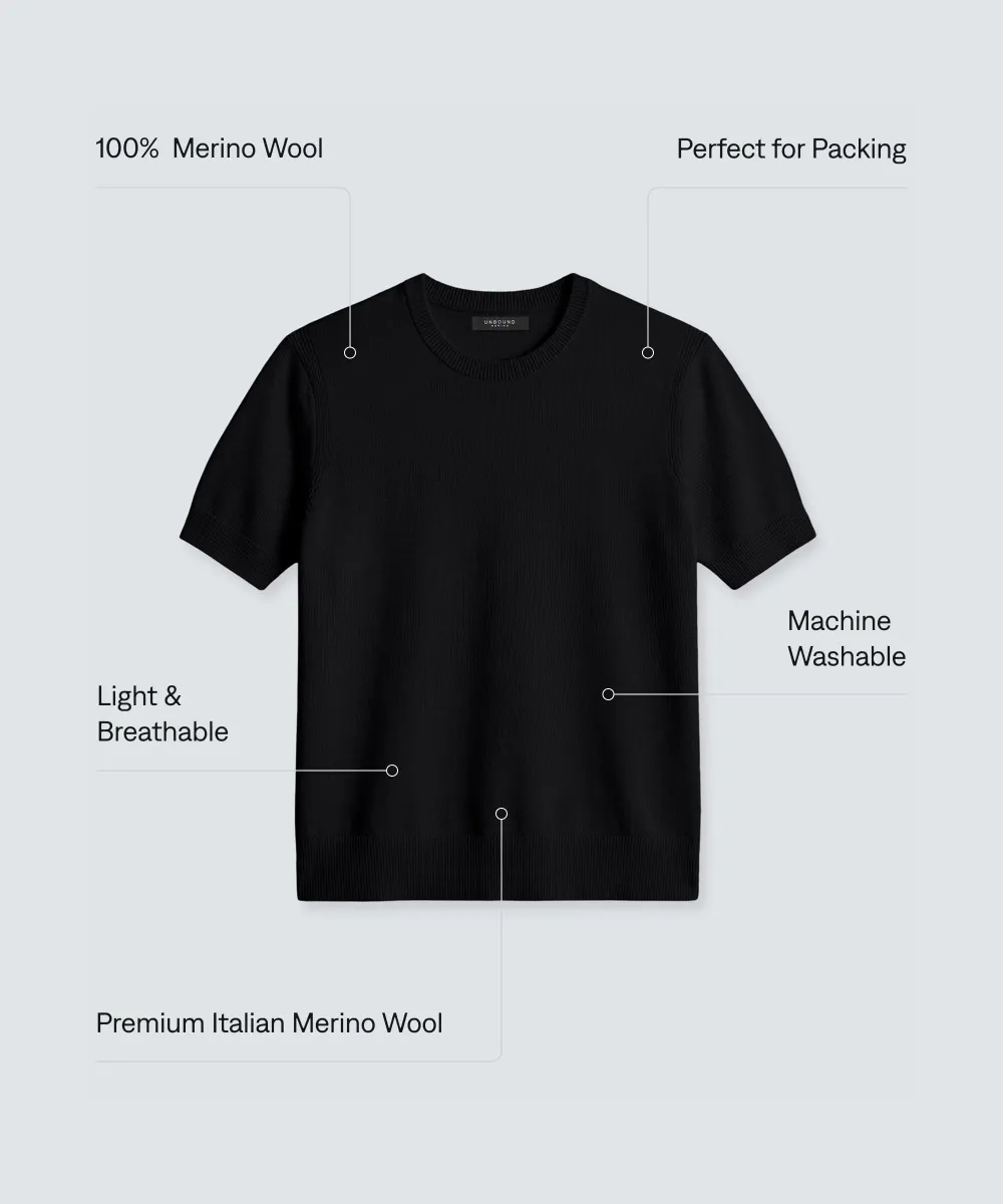 Women's Fine Knit Merino T-Shirt 27