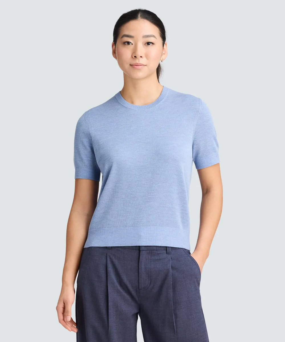 Women's Fine Knit Merino T-Shirt 7