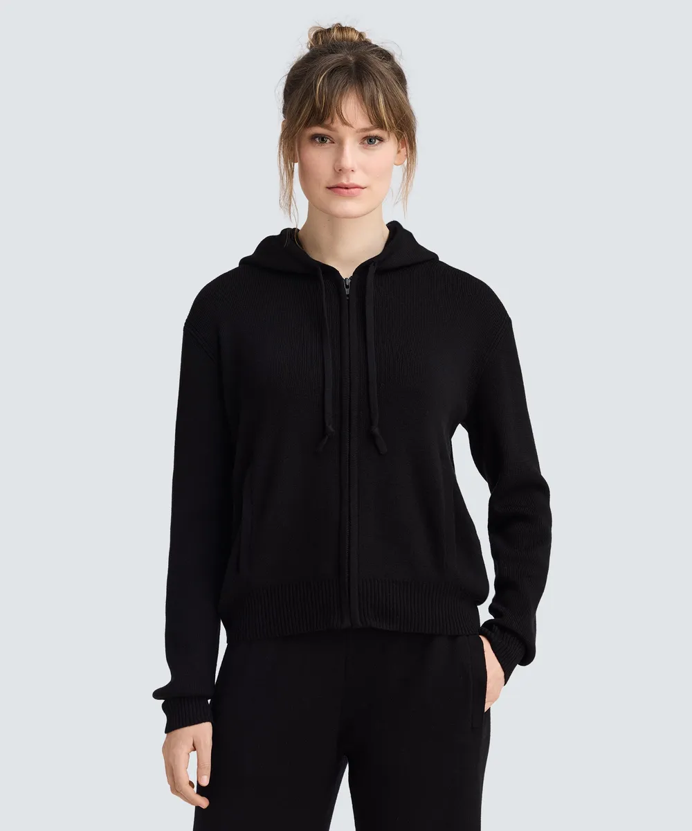 Women's Knit Hoodie + Sweater Pants 2