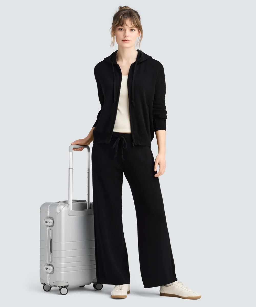 Women's Knit Hoodie + Sweater Pants 3
