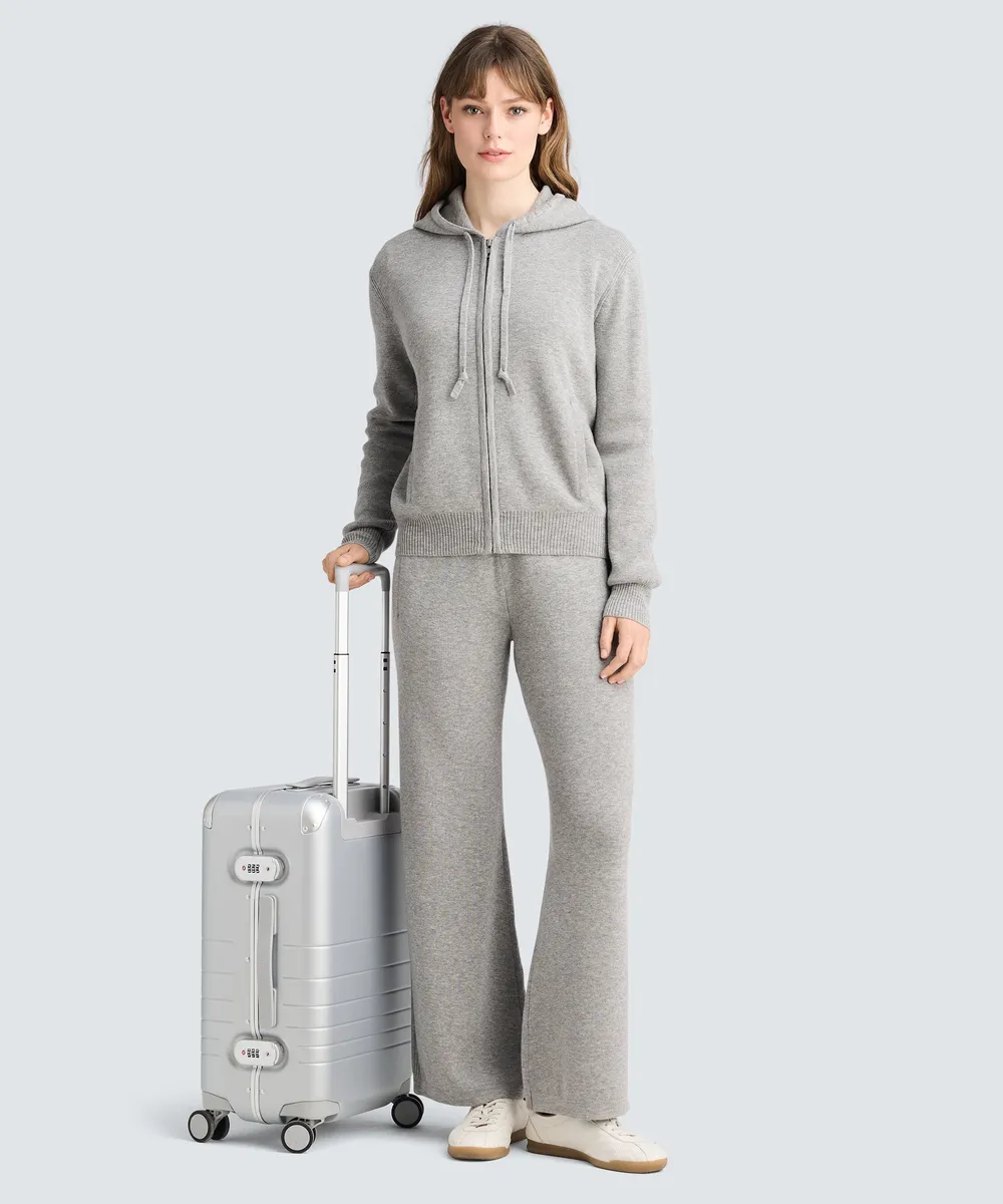 Women's Knit Hoodie + Sweater Pants 4