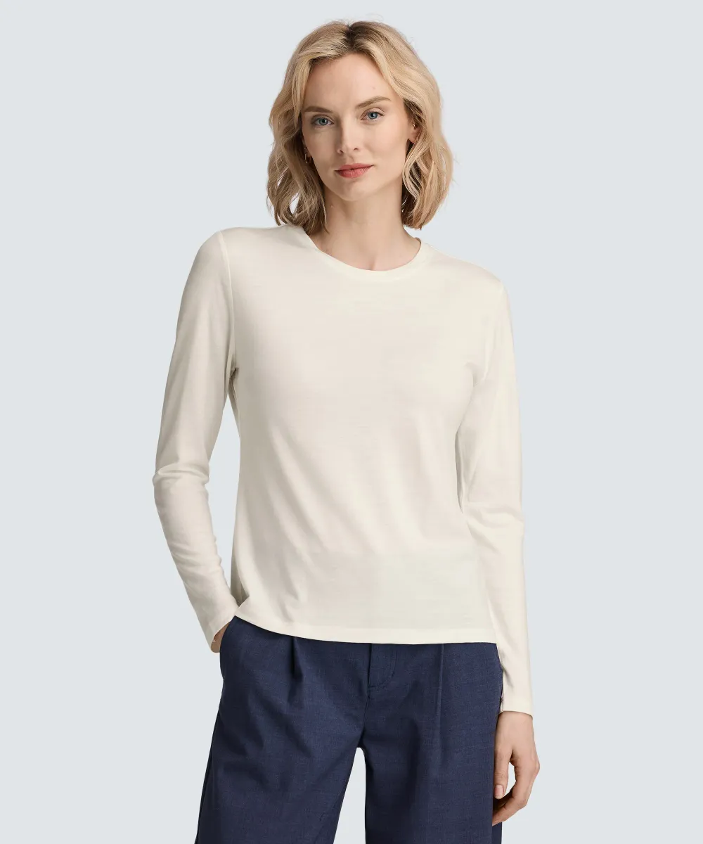 Women's Long Sleeve Merino Crew