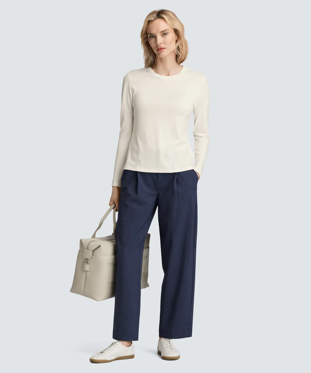 Women's Long Sleeve Merino Crew 2