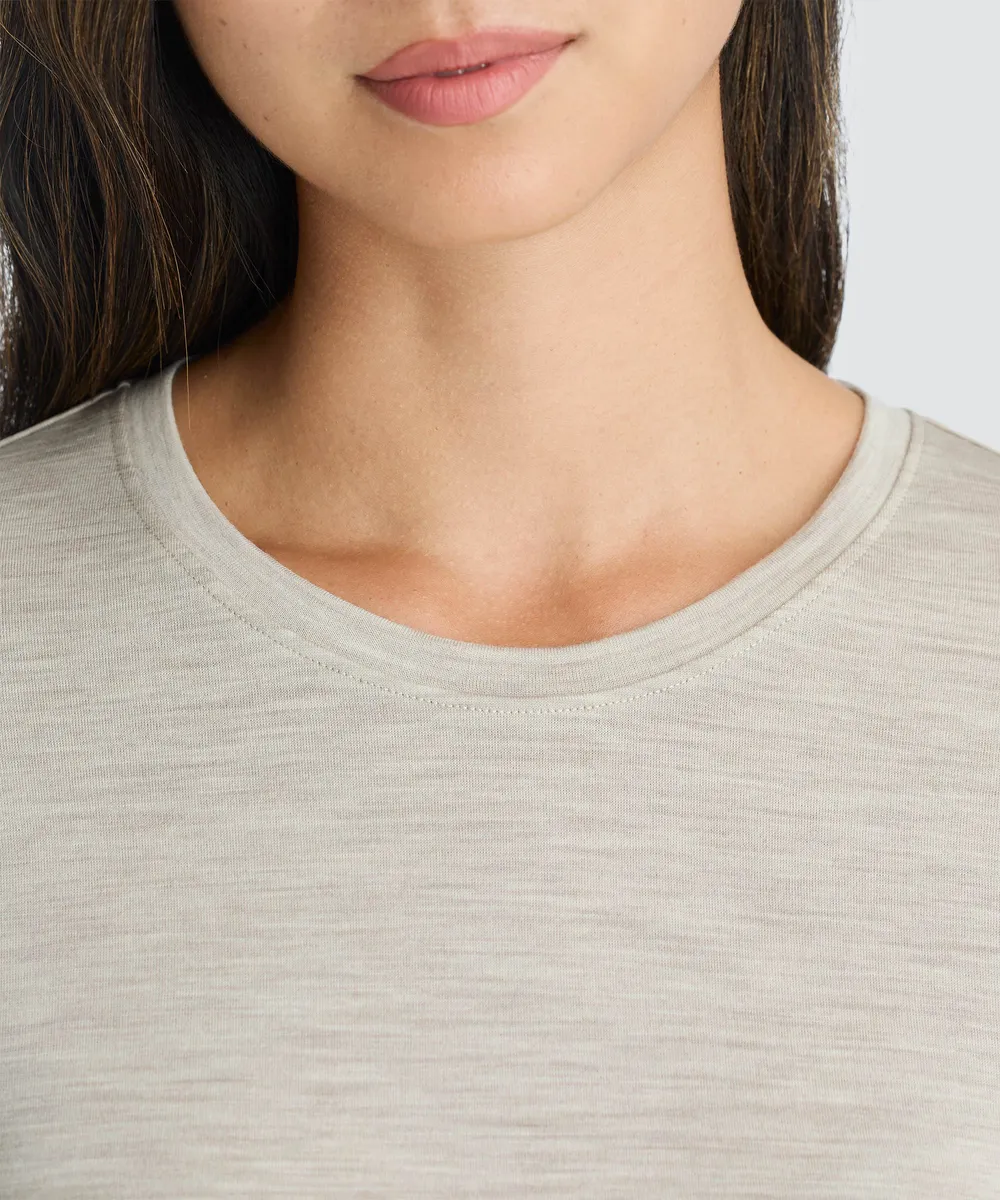 Women's Long Sleeve Merino Crew 14