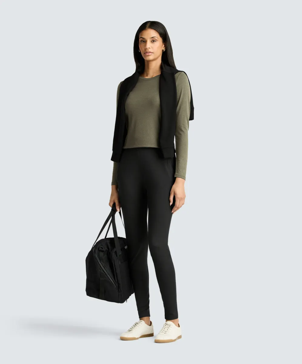 Women's Long Sleeve Merino Crew 19