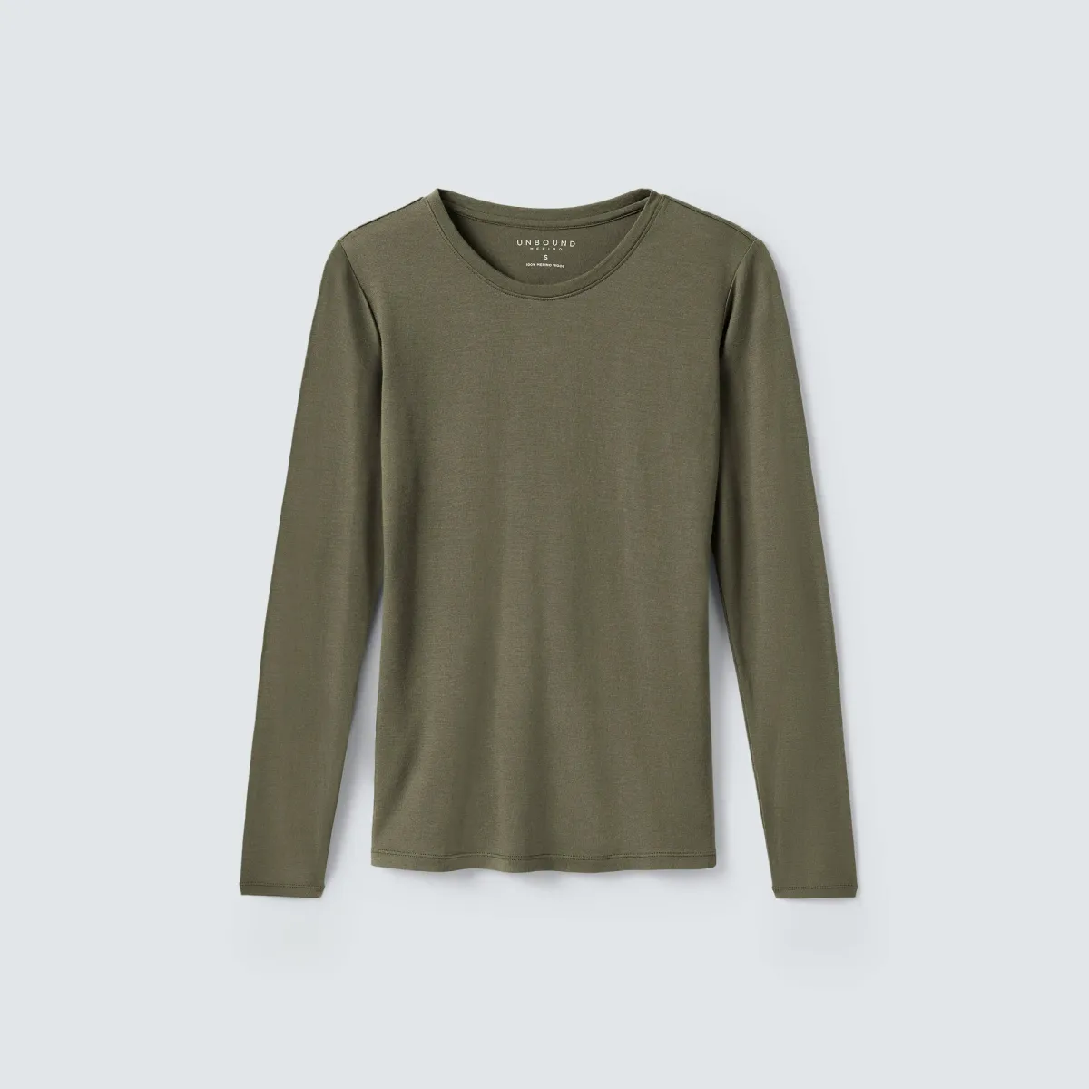 Women's Long Sleeve Merino Crew 22