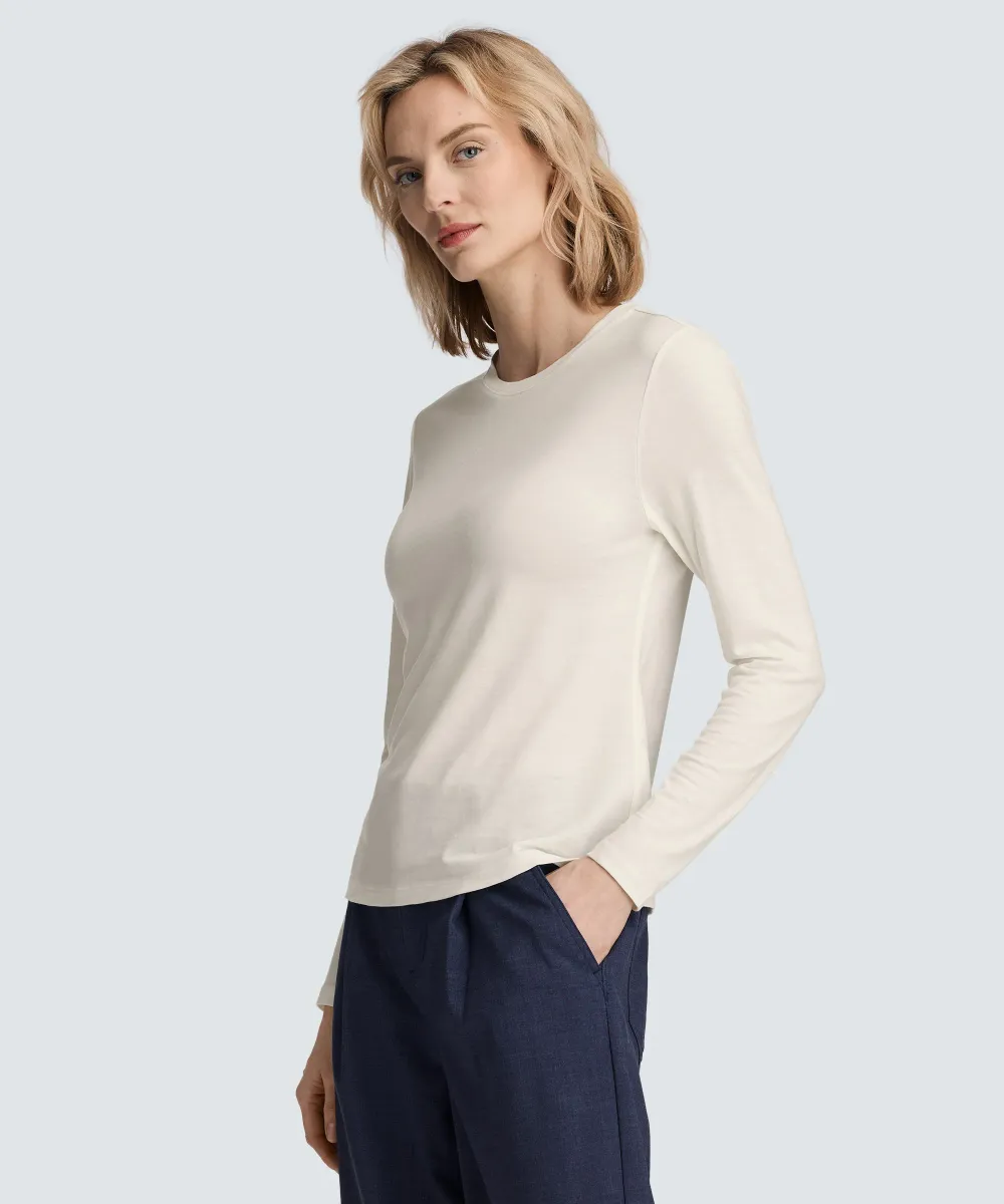 Women's Long Sleeve Merino Crew 4