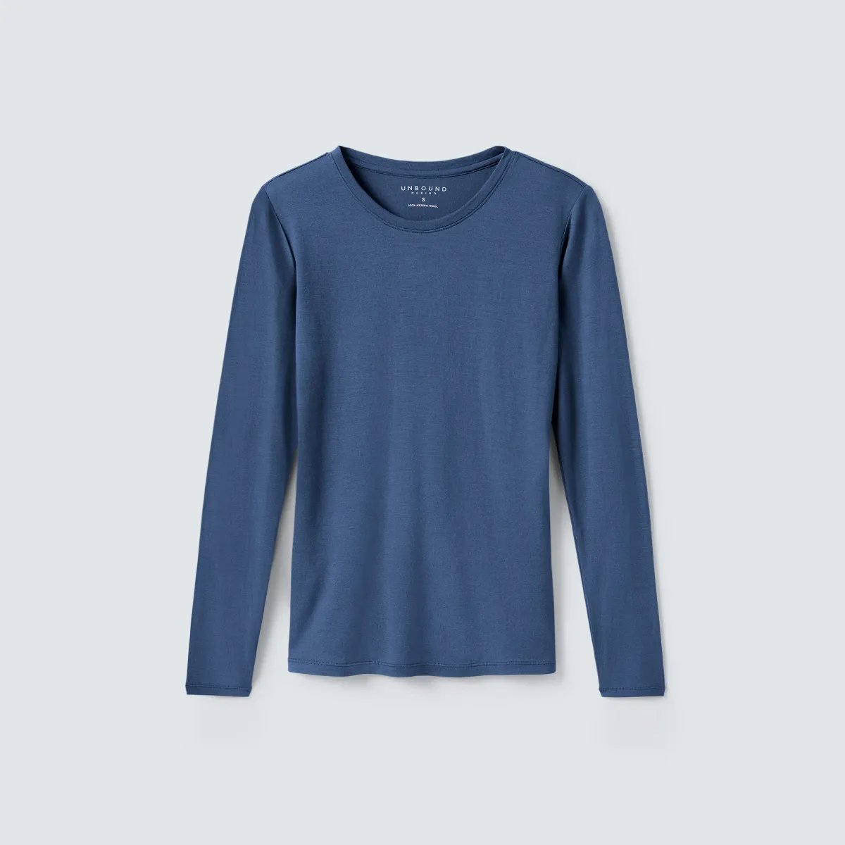 Women's Long Sleeve Merino Crew 38
