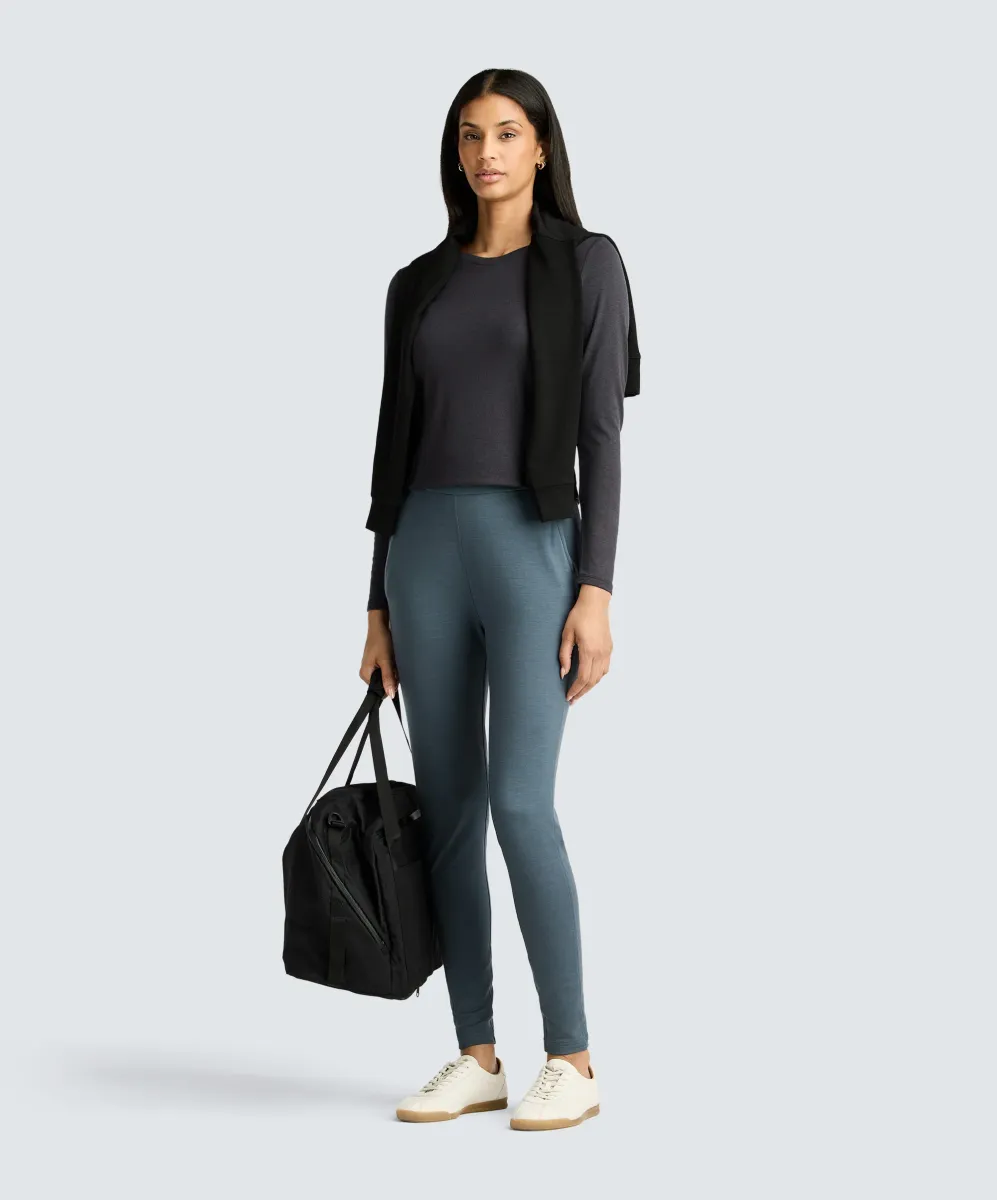 Women's Long Sleeve Merino Crew 40