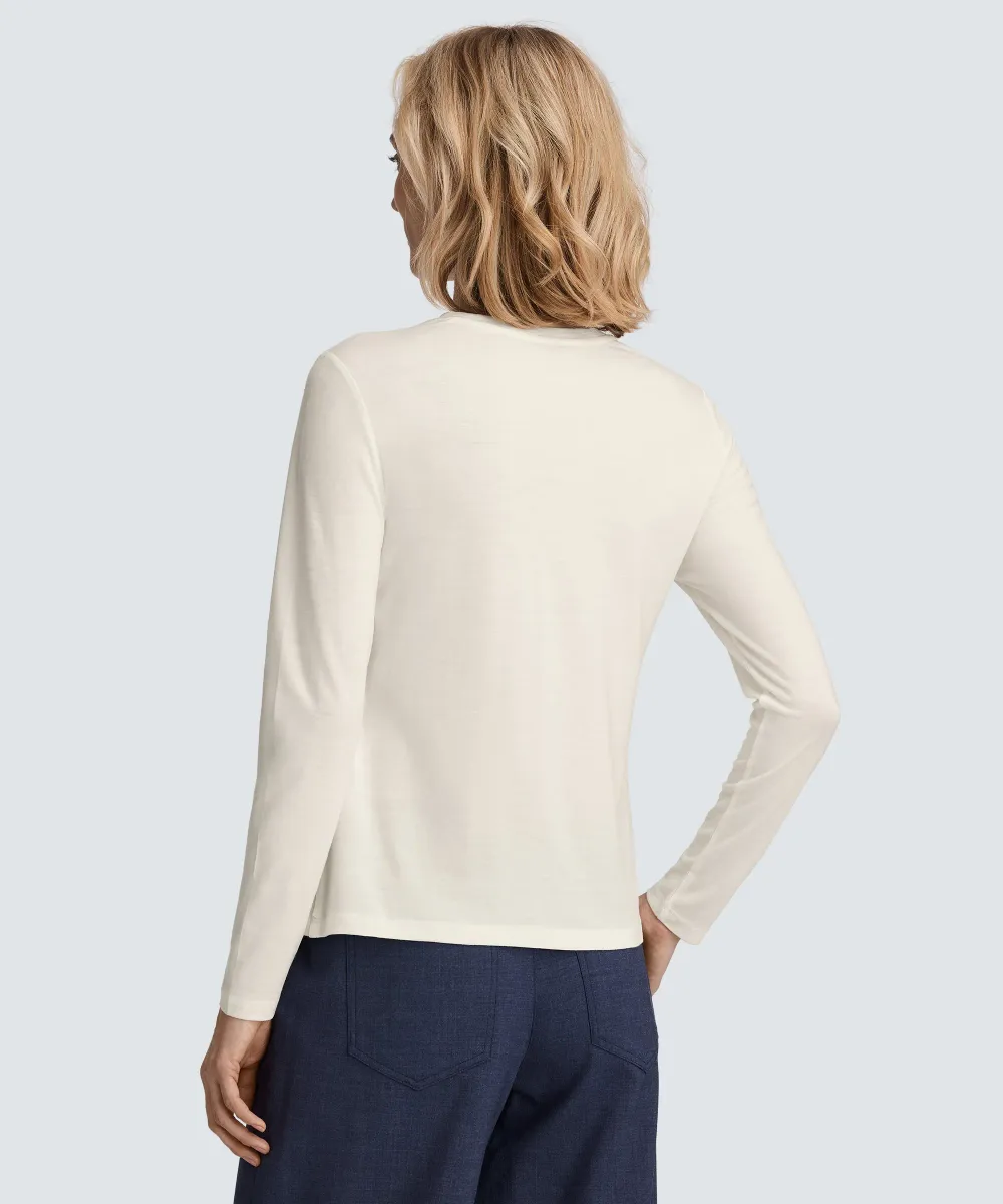 Women's Long Sleeve Merino Crew 5