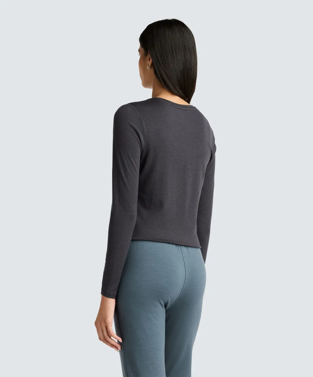 Women's Long Sleeve Merino Crew 42