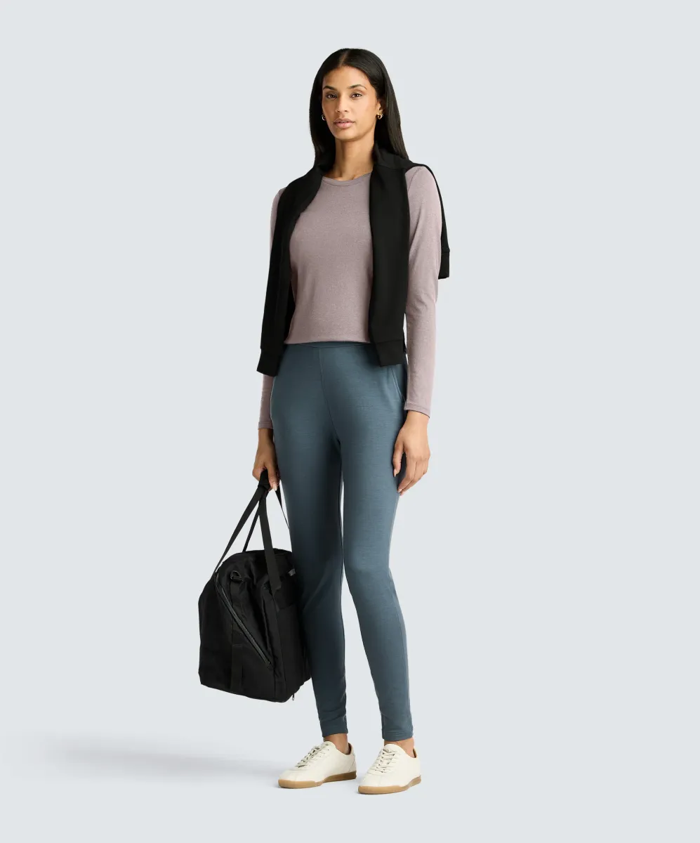 Women's Long Sleeve Merino Crew 45