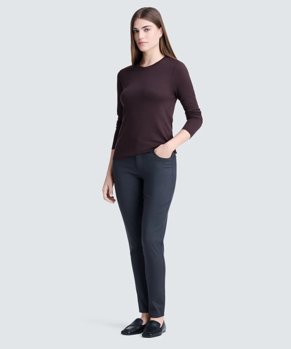 Women's Long Sleeve Merino Crew 50