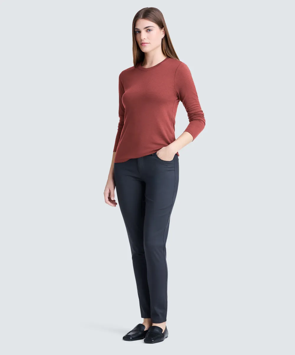 Women's Long Sleeve Merino Crew 59