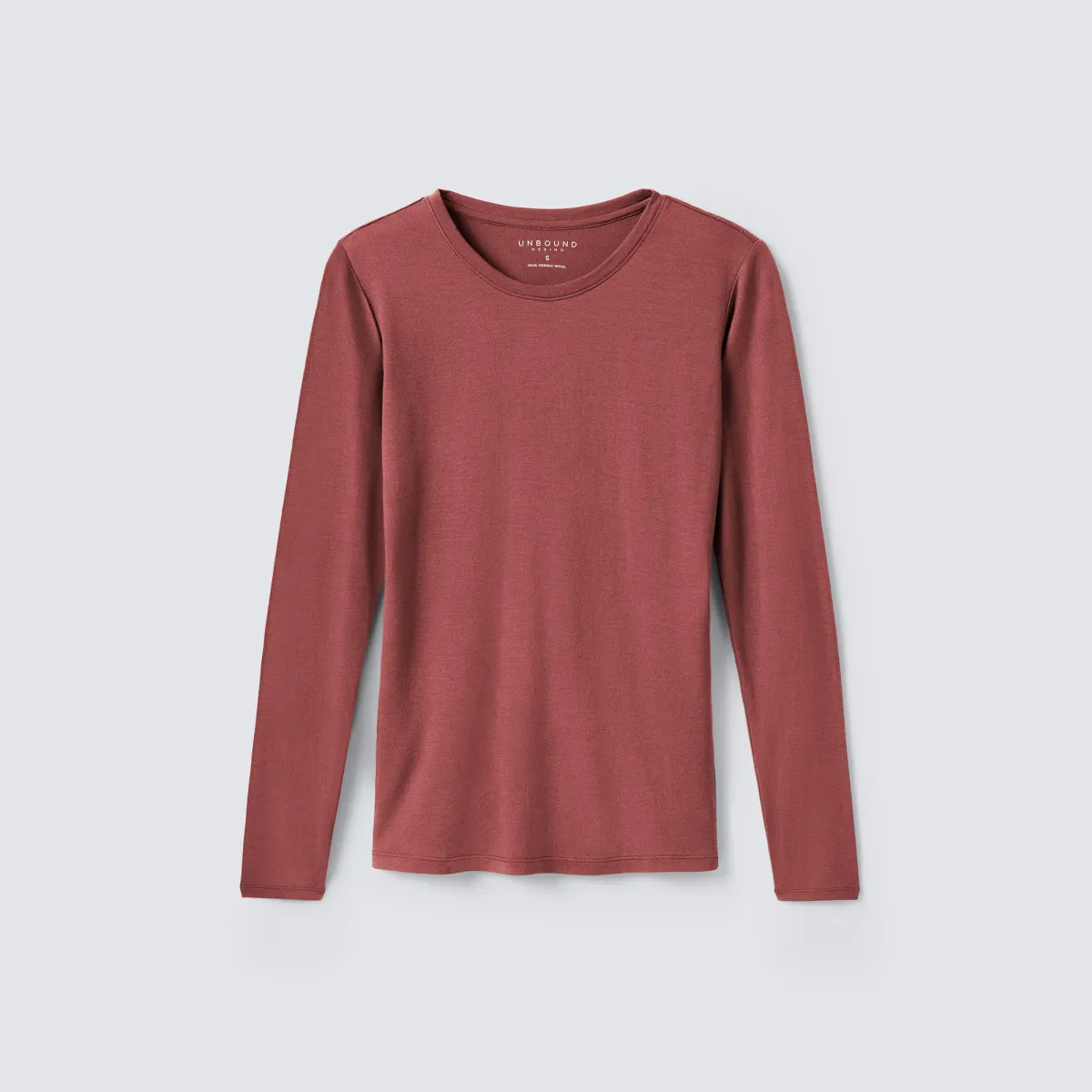 Women's Long Sleeve Merino Crew 62