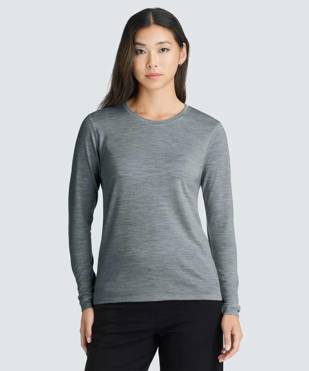Women's Long Sleeve Merino Crew 63