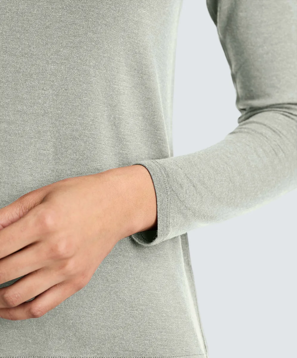 Women's Long Sleeve Merino Crew 71