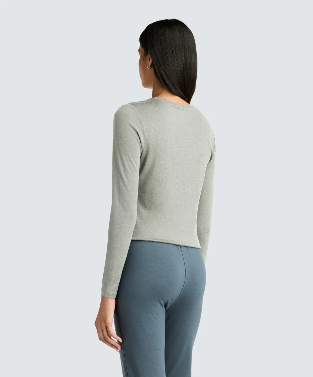 Women's Long Sleeve Merino Crew 72