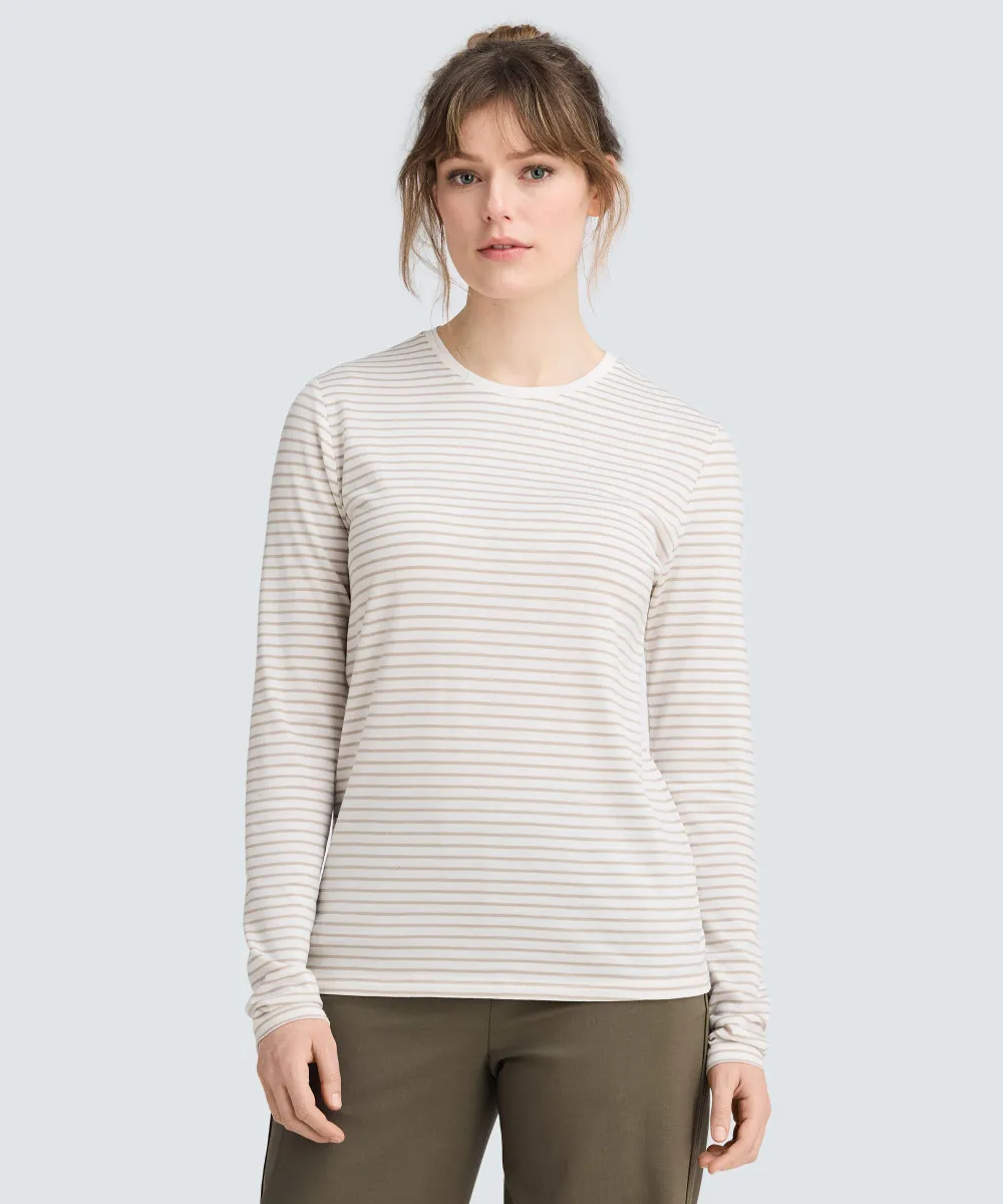 Women's Long Sleeve Merino Crew 74