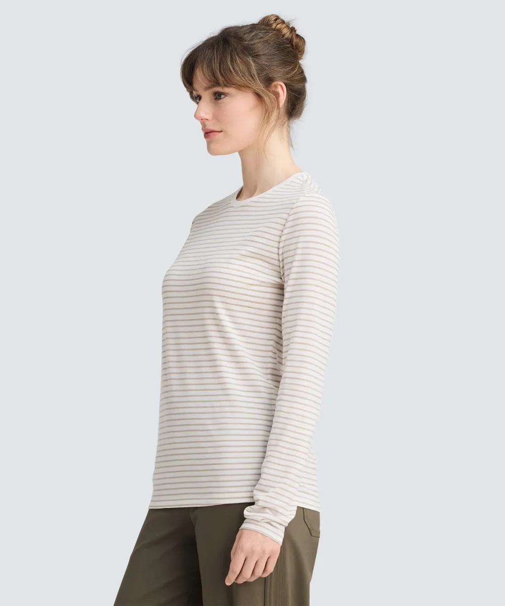 Women's Long Sleeve Merino Crew 77