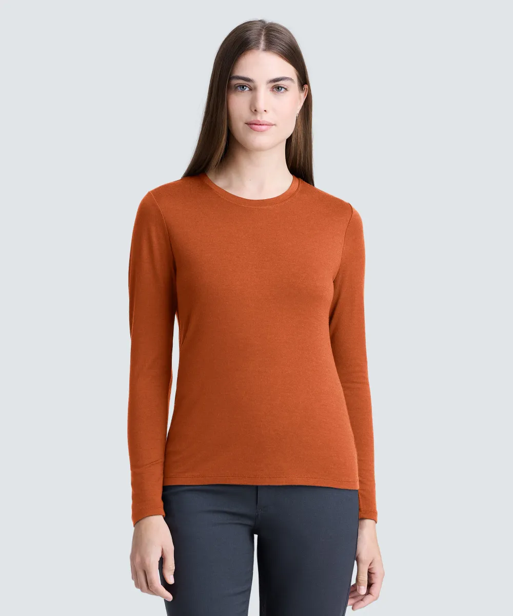Women's Long Sleeve Merino Crew 84