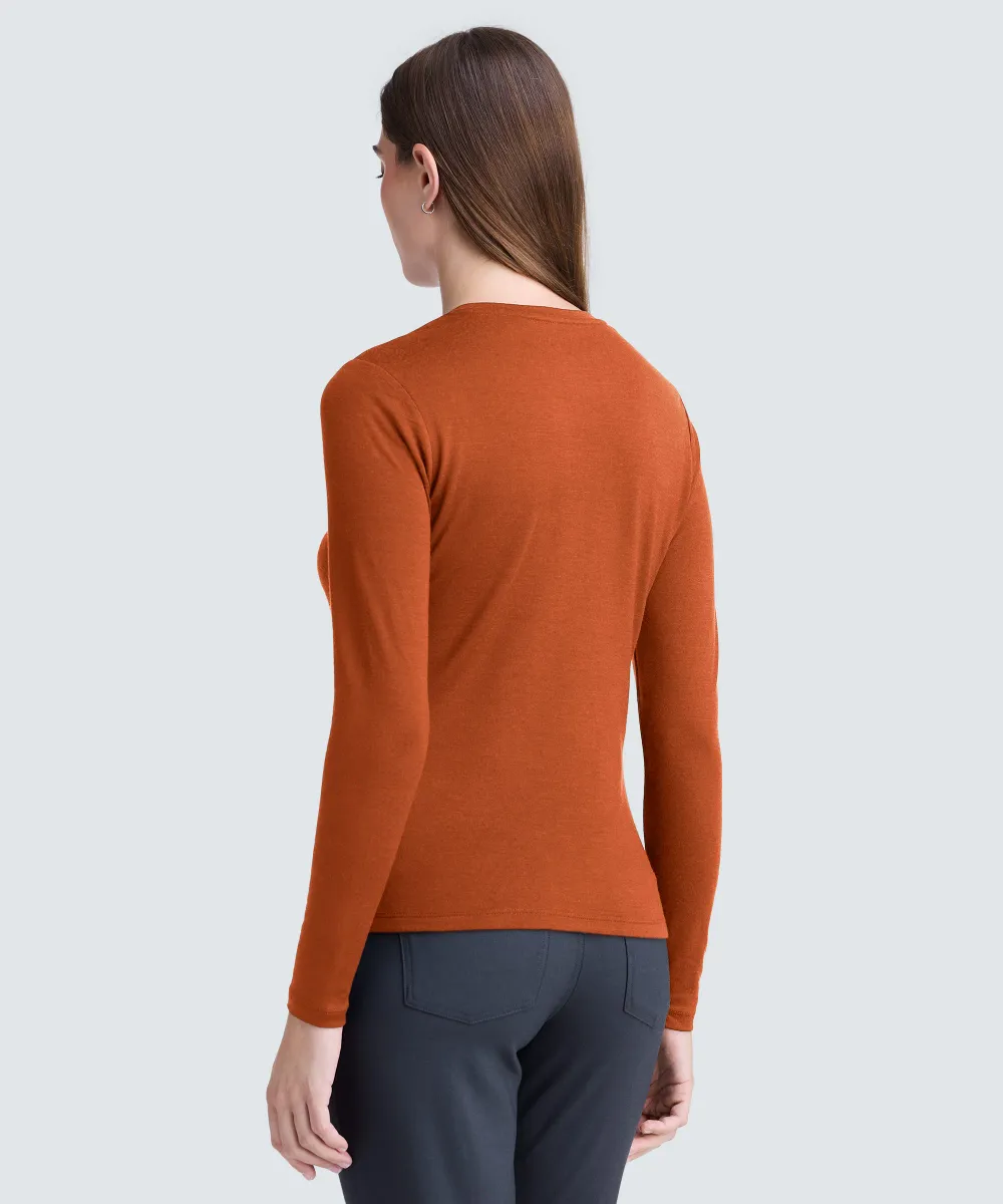 Women's Long Sleeve Merino Crew 87