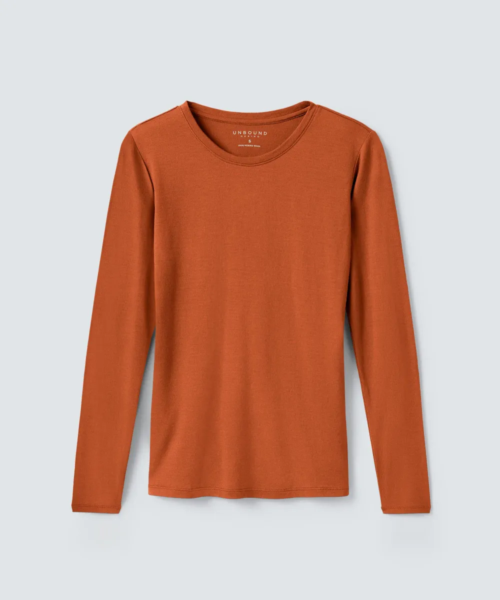 Women's Long Sleeve Merino Crew 88