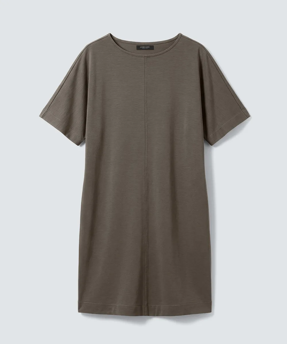 Women's Merino Boatneck T-Shirt Dress 21