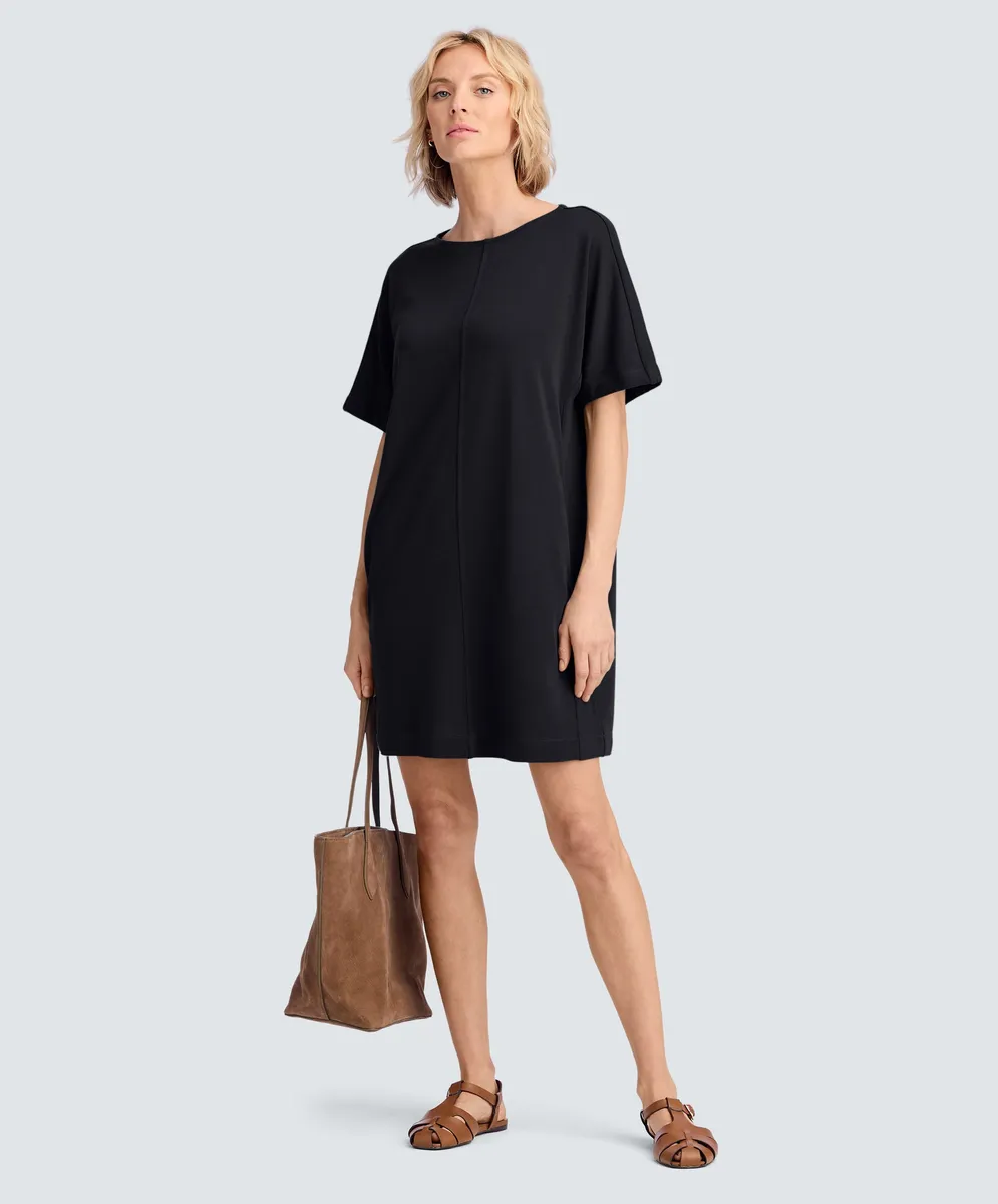 Women's Merino Boatneck T-Shirt Dress 9