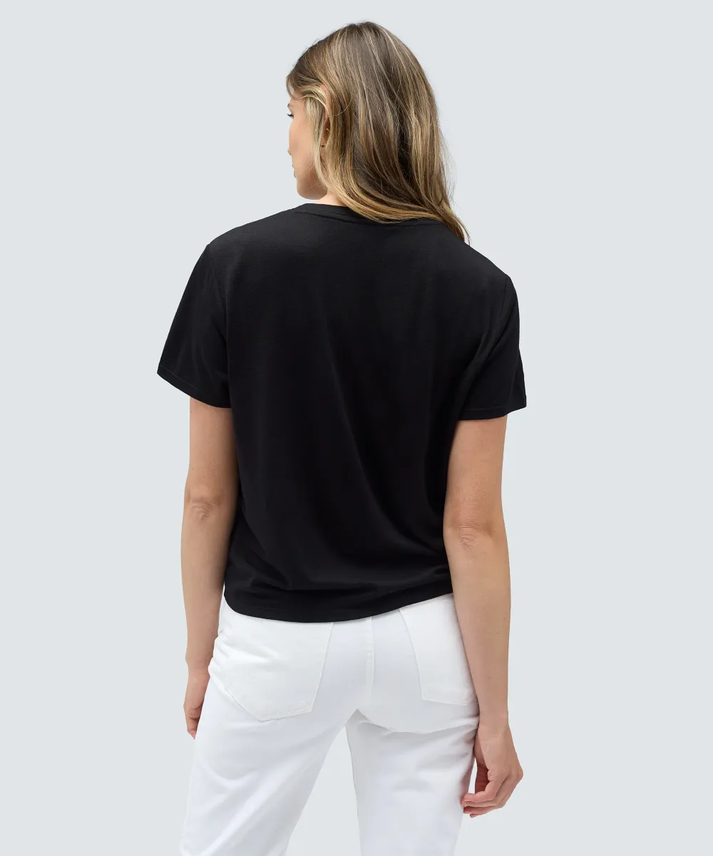 Women's Merino Boxy Pocket Tee 13