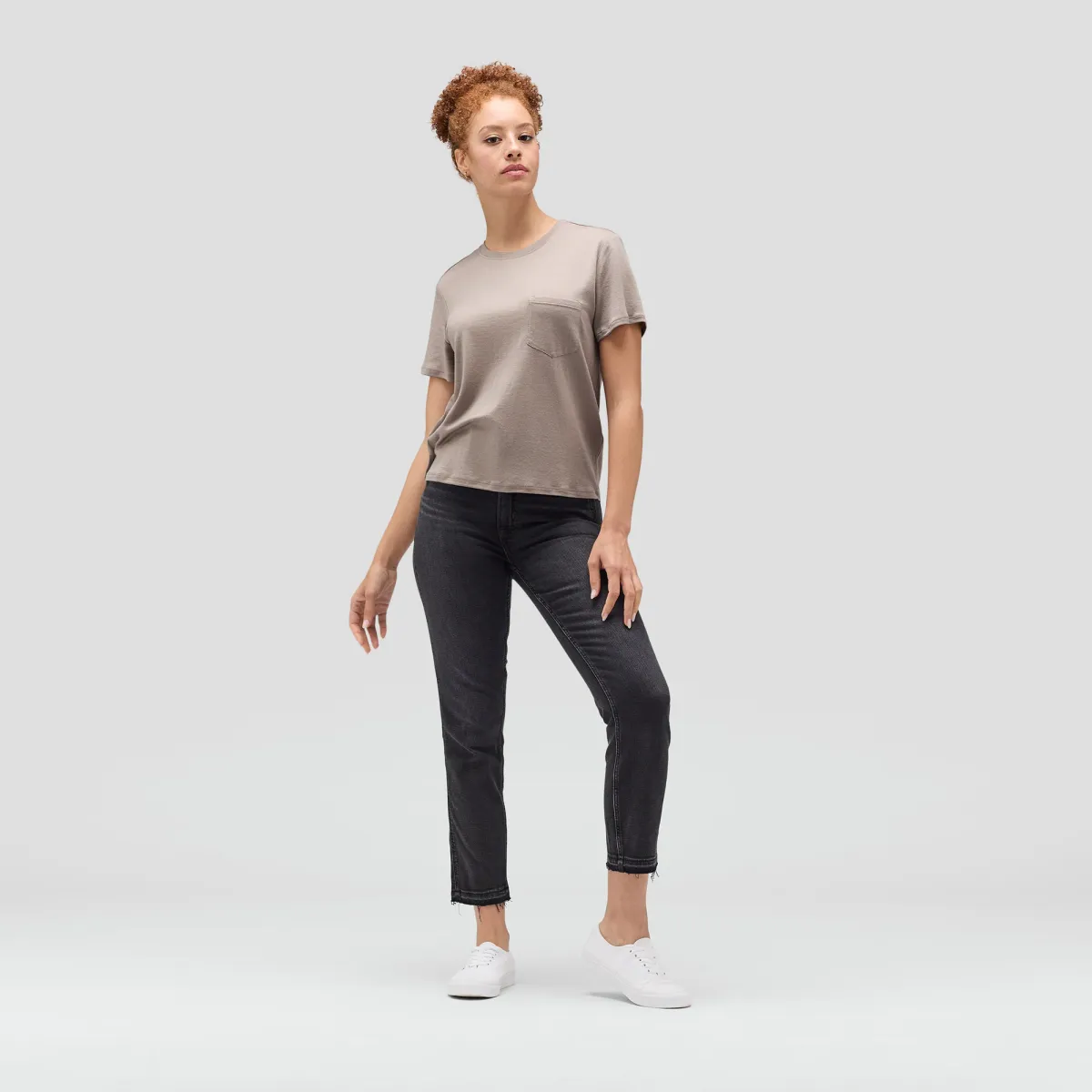 Women's Merino Boxy Pocket Tee 17