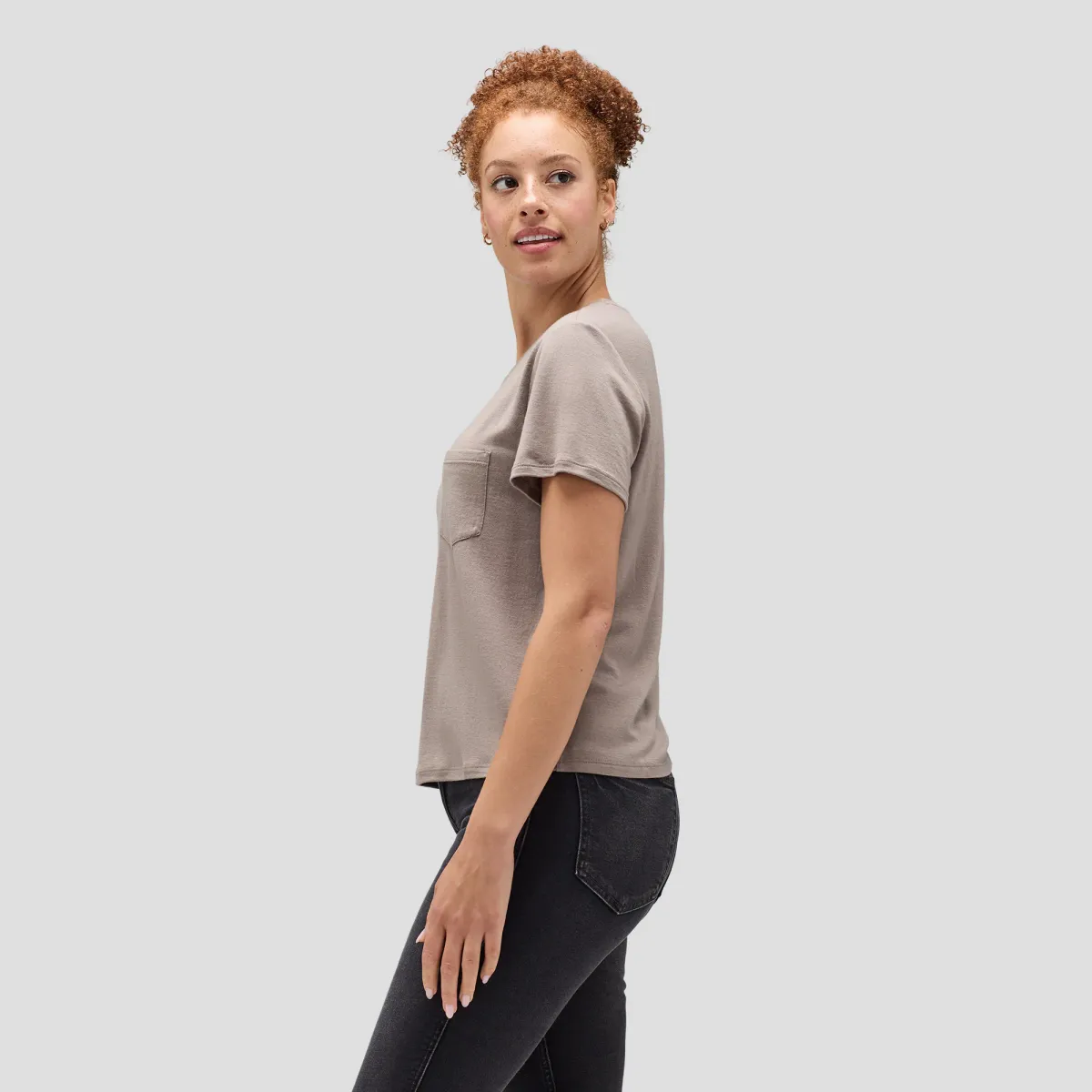 Women's Merino Boxy Pocket Tee 18