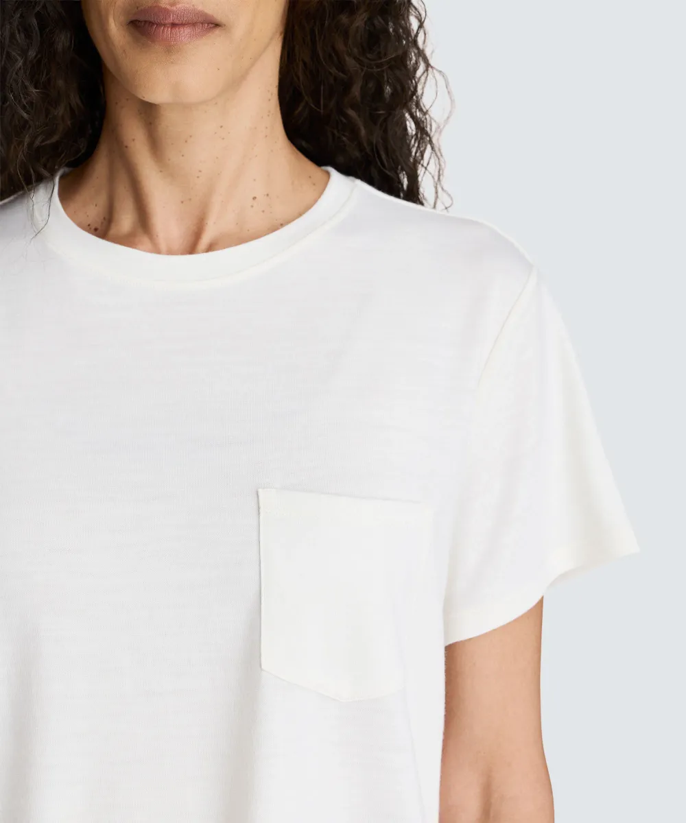 Women's Merino Boxy Pocket Tee 3