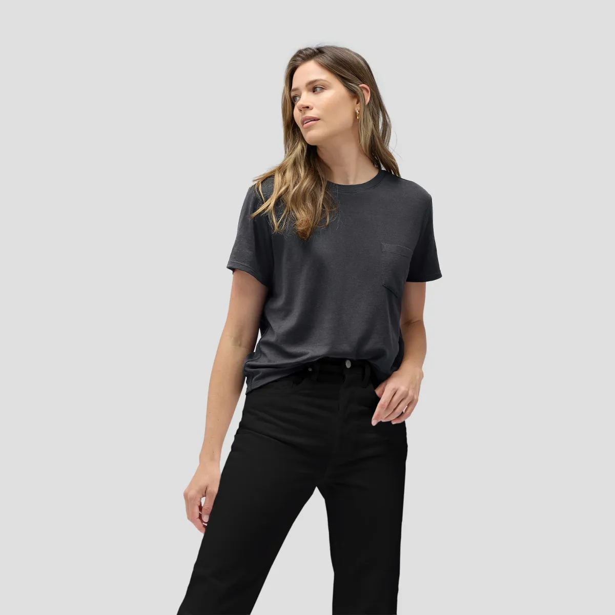 Women's Merino Boxy Pocket Tee 6