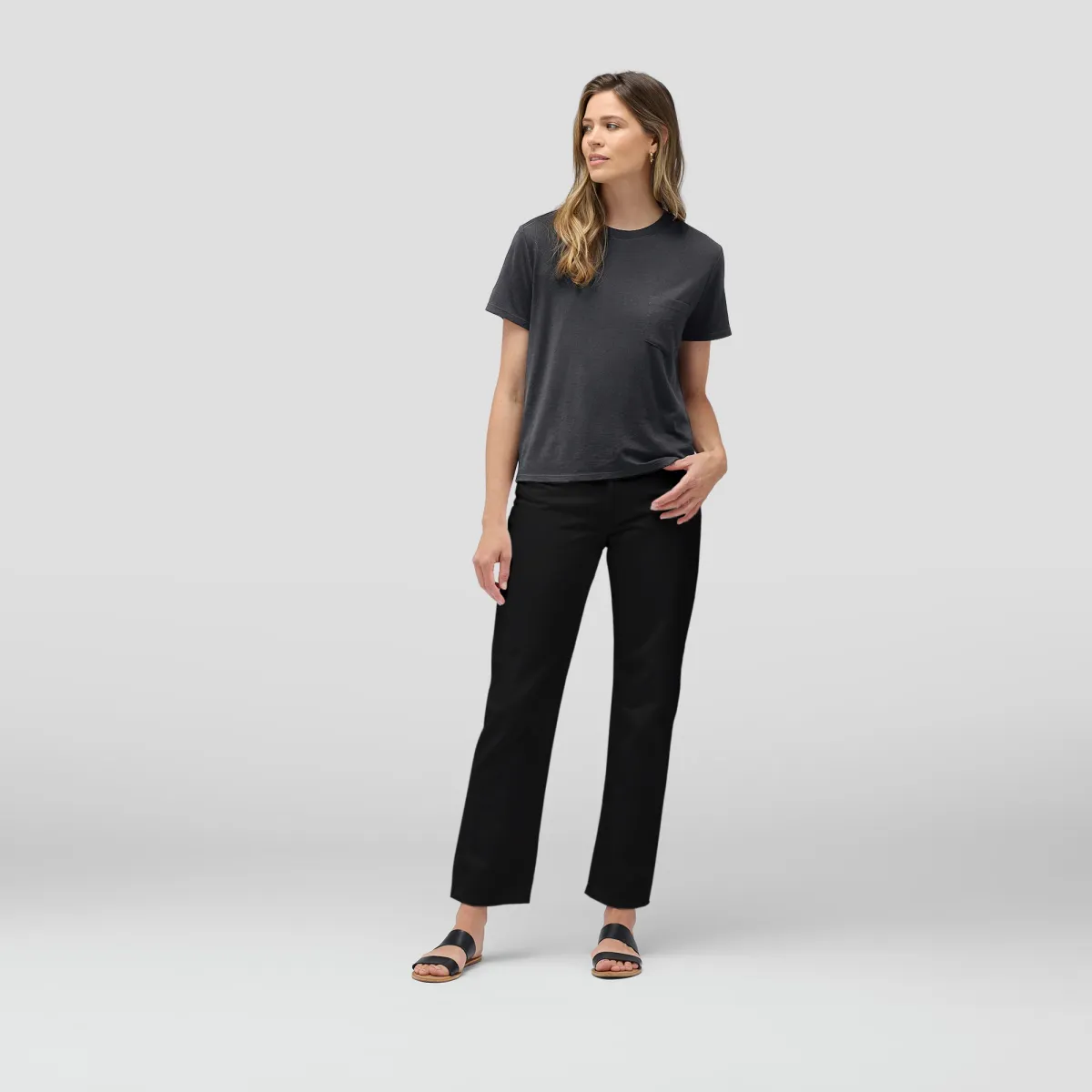 Women's Merino Boxy Pocket Tee 8